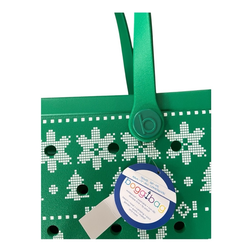 NWT Bogg Bag Ugly green sweater pattern - Picture 9 of 9
